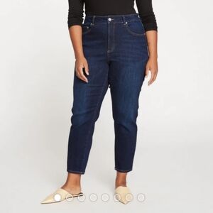 Universal Standard Joni High Rise Curve Slim Leg 27" Jeans Womens Size 22